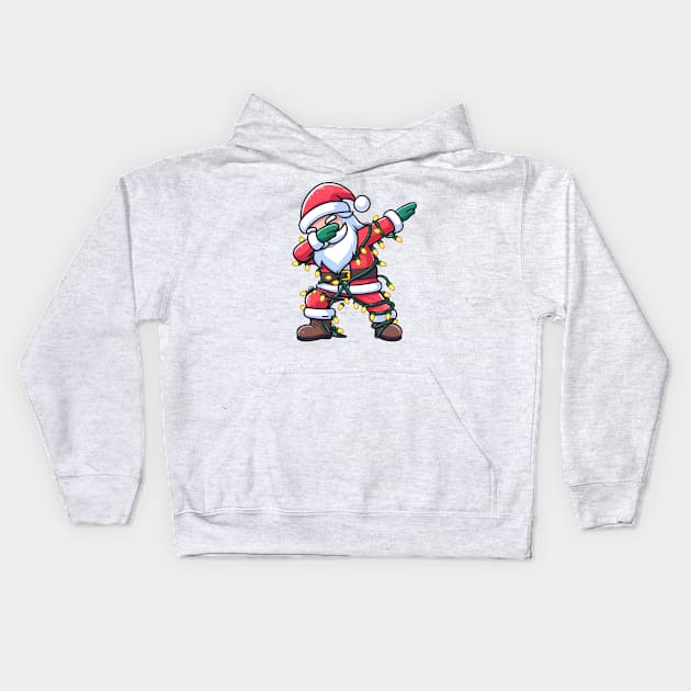 Dabbing Santa Kids Hoodie by Etopix